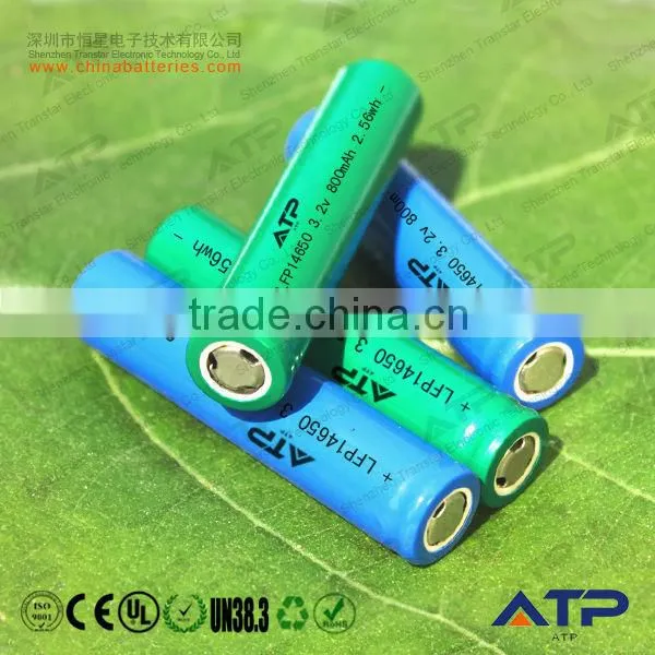 14650 lifepo4 battery 800mah 3.2v / lifepo4 batteries 14650 / lifepo4 14650