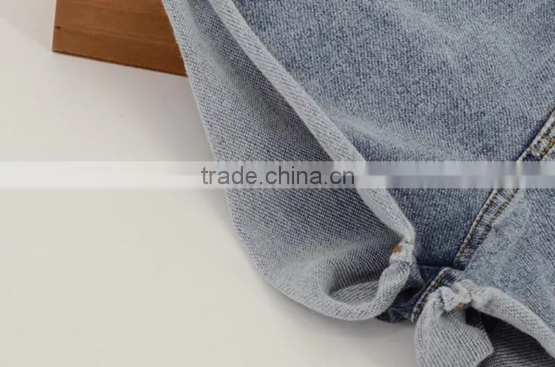 Wholesale Fashion Korean Baby Girl Clothes 2016 New Summer Girl Short Jeans Lovely Little Girl Metal Rivets Pocket Jeans