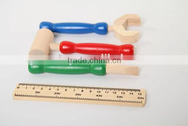 Wooden workbench toy for children