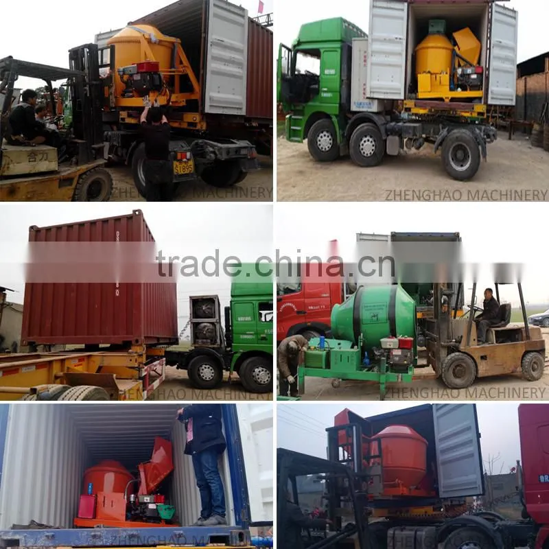JZR Diesel the engine cement mixers machinery