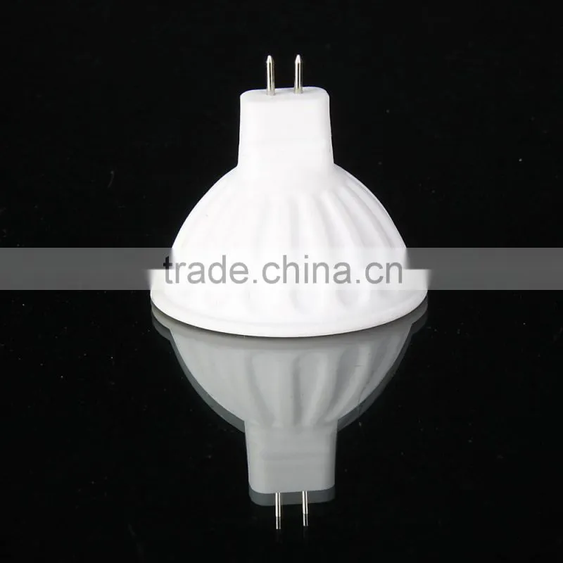 Ceramic led spotlights smd3528 High volt 110V 220V mr16 3w led spotlight lamp