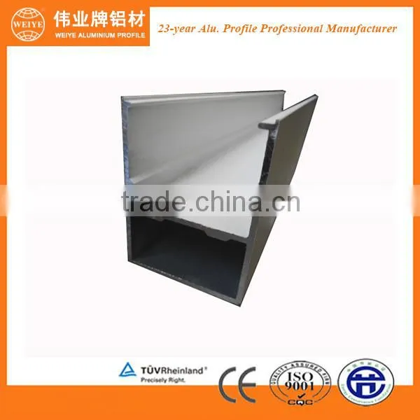 High quality power coating aluminium rail for sliding door