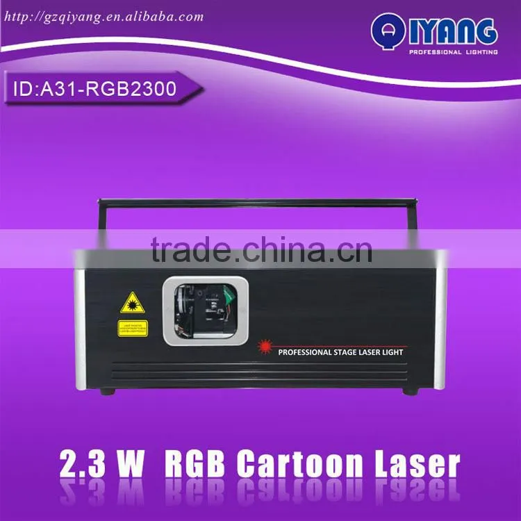 New 25K 2300mW animation rgb lazer light