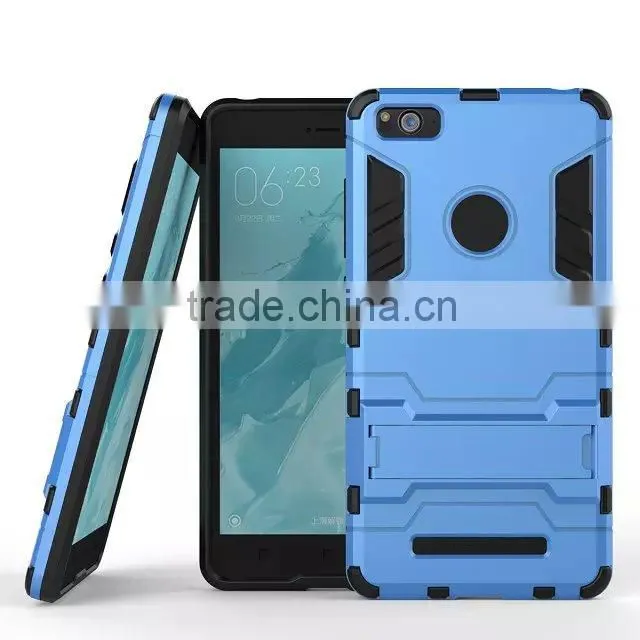 Newest Design For Xiaomi 4C Rubber Gel Back Stand Case MT-4905