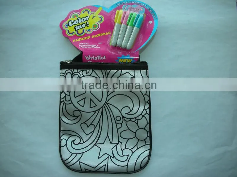 Drawing fashion handbag for kids