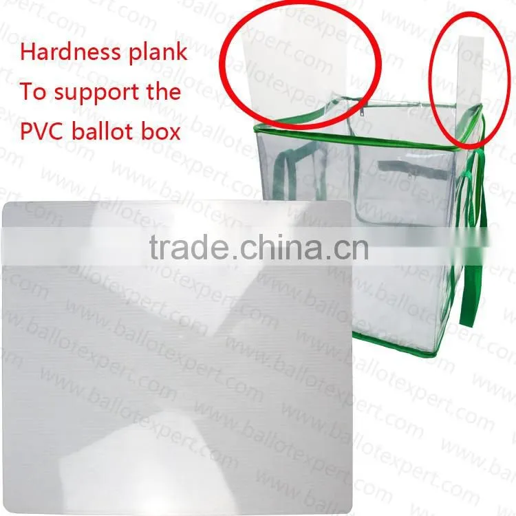 Printed carton ballot box/plastic vote box