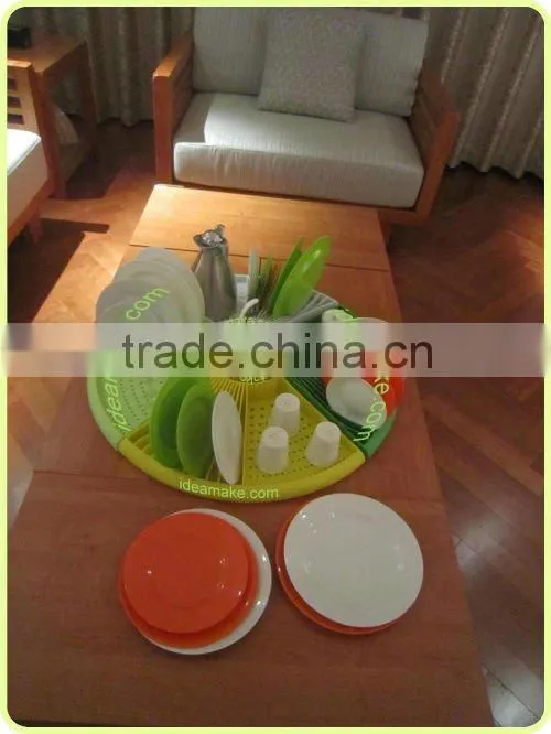 Smart 2015 New for Kitchen Accessory,3 in 1 corner plate organizer