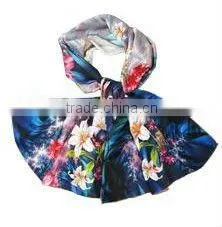 2012 the lastest silk scarves,skull scarf winter