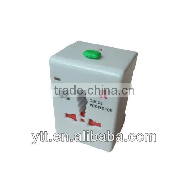 All in one travel adapter with 4 plugs for your trip