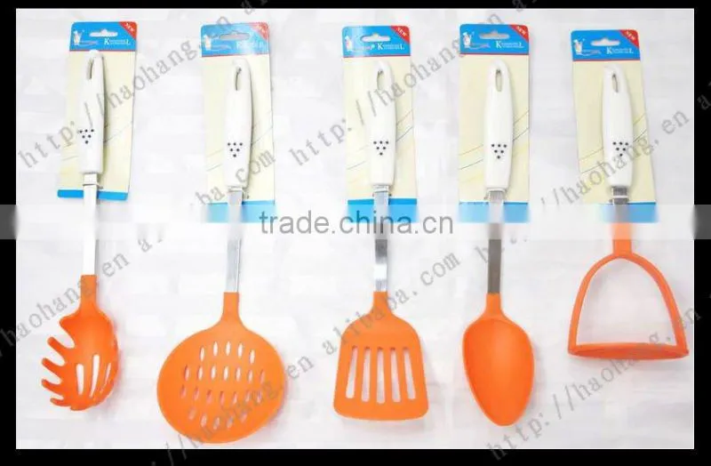 2014 Newest Nylon cookware set, Nylon cook tools, colored nylon kitchen utensils
