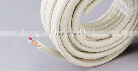 8mm twin thermal insulation of copper pipe