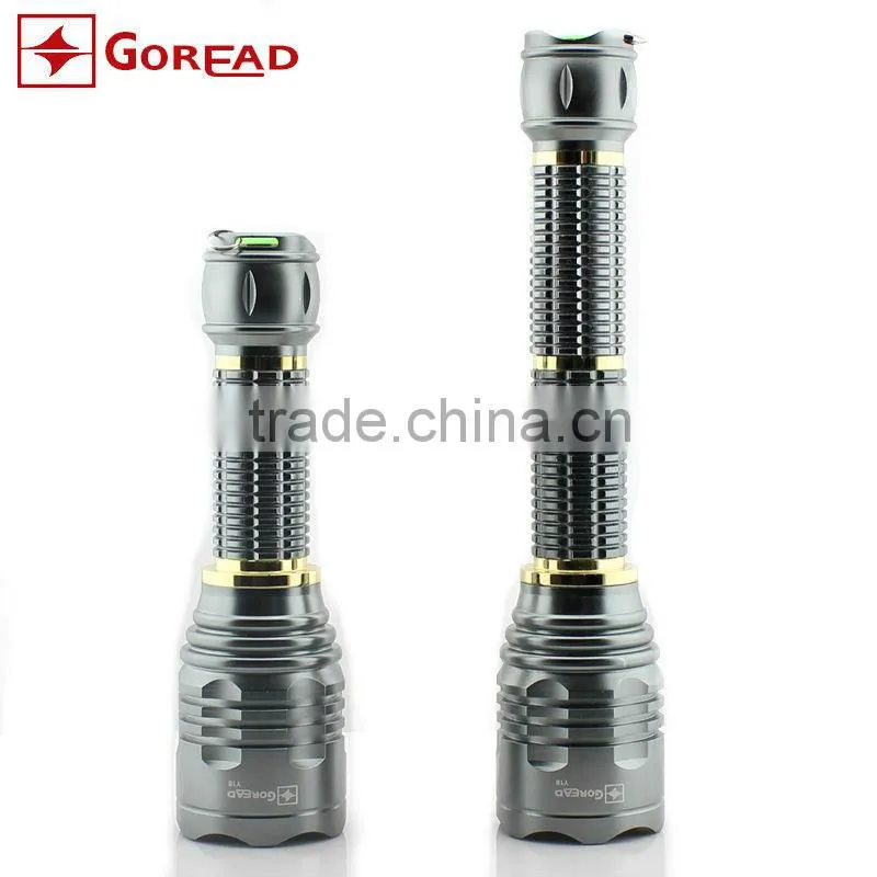 GOREAD Y18 rechargeable 10W XML T6 LED Super Bright Flashlight Torch