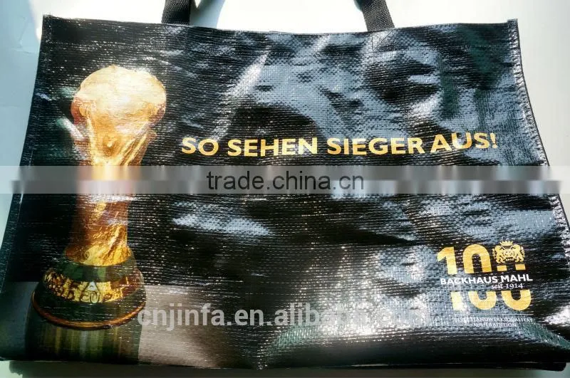 2014 Eco-friendly Hot sale Promotional woven Bag for German football match