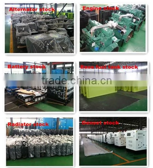 In stock closed diesel genset with weifang ricardo brand engine