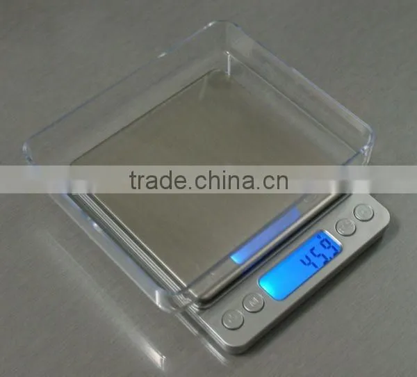 New design I2000 style digital pocket scales 3000g/0.1g in top quality