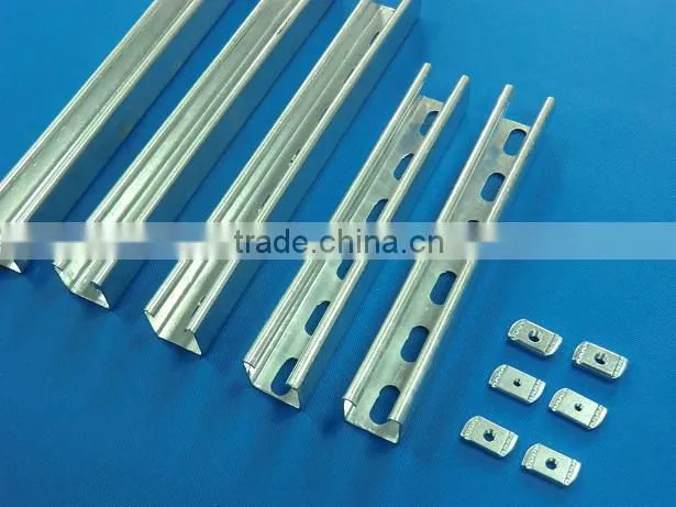 Supply with accessories Perforated Unistrut Channe