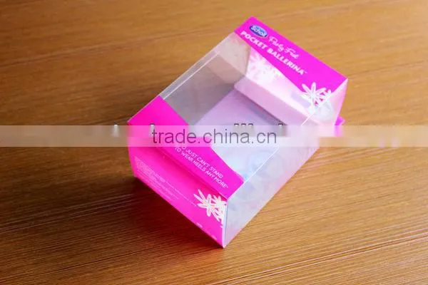 high quality clear pvc luxury gift packaging