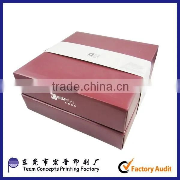 custom corrugated printed mug box with foam