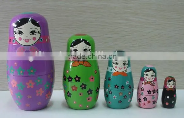 Wooden Russian Nesting Dolls