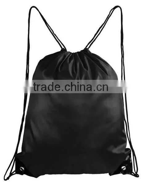2016 polyester waterproof lightweight drawstring bag