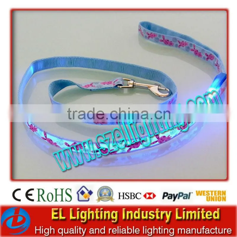 led flashing dog leash,high brightness pet leash,hot selling pet leash