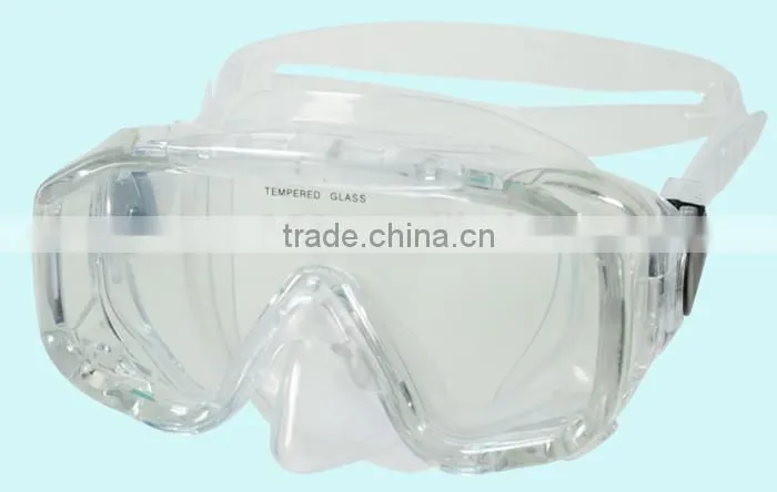 China Silicone Tempered Glass Full Face Diving Mask For Sale