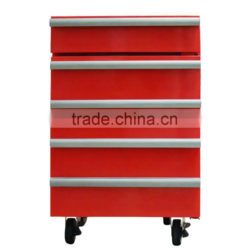 JGA Retro Style 1 Drawer 50L Mini Toolbox Refrigerator , Safe Fridge With 4 Wheels Ce Approved Refrigerator
