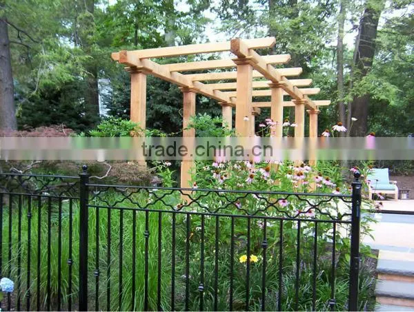 2015 Top-selling steel decorative wire garden fence