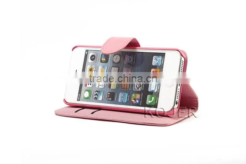 PU Leather Wallet Style Cell phone Cases for Iphone 6