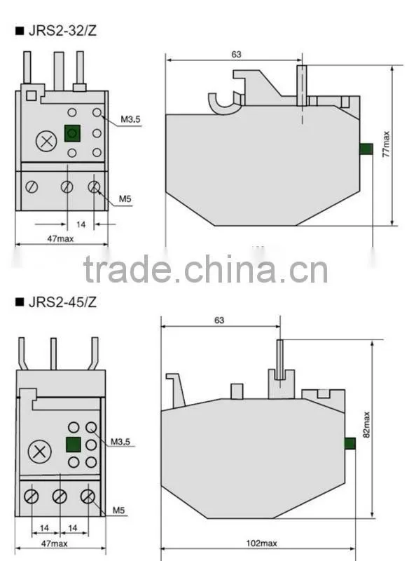 3UA-50 GKJRS2 Thermal Overload Relay