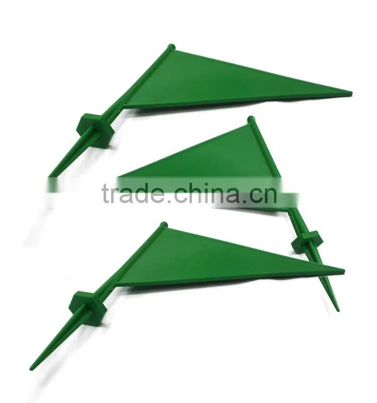 Manufacturer pp plastic triangle flag