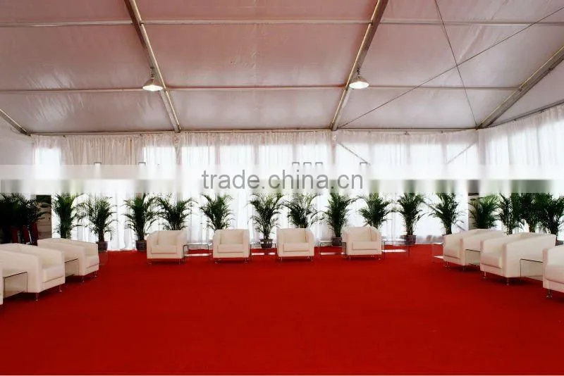 meeting with red Carpet for tent
