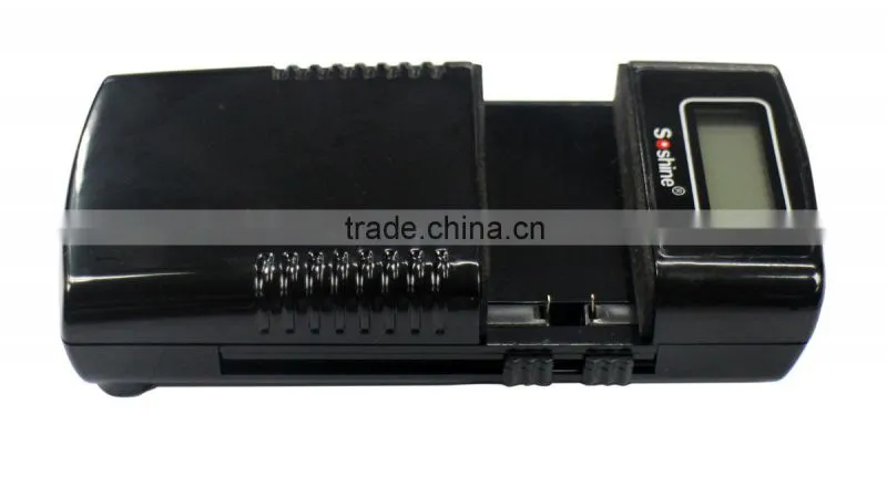 Li-Ion 3.7V/7.4V battery LCD Universal Charger for Digital Cameras and Camcorders portable battery charger