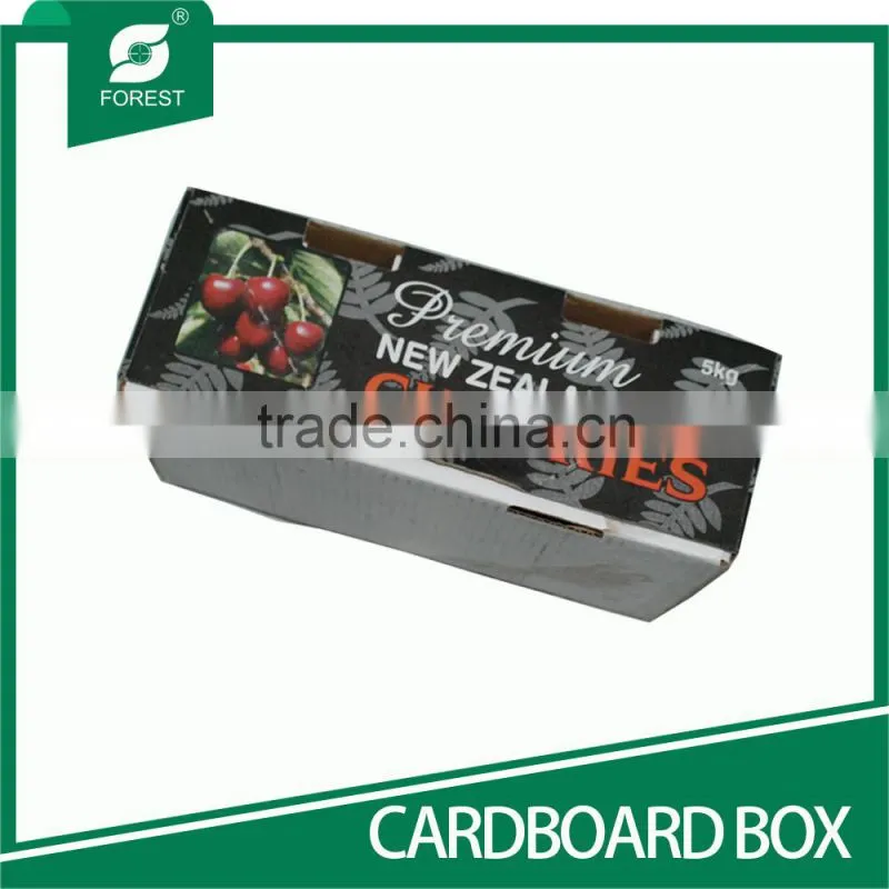 ONE TOP & ONE BOTTOM CORRUGATED CARDBOARD BOX PACKING SWEET FRUITS