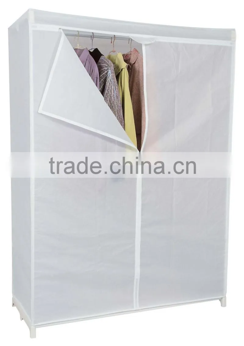 2014 THE HOTTEST FOLDING NONWOVEN METAL GLEOITE WARDROBE CLOSET
