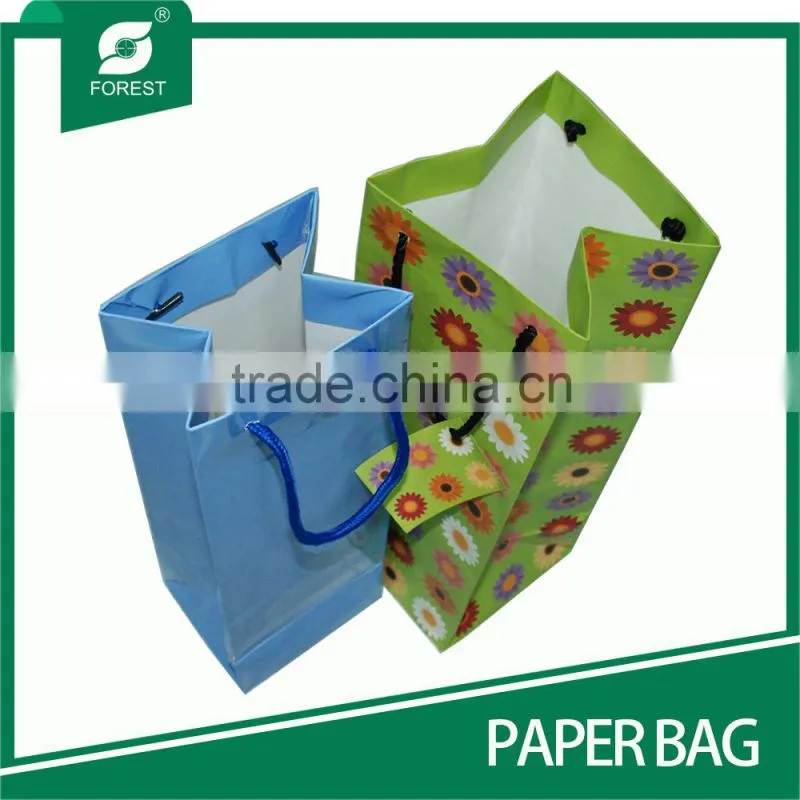 ARTPAPER MATERIAL FANCY PAPER BAG FOR WINE PACKAGING