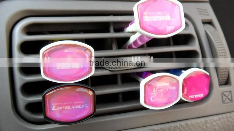 Best price 2015 hot sale perfume auto clip/ vent stick car air fresher
