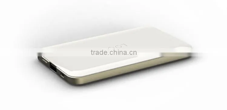 smartphone with 4 led light ultra slim mobile power bank for iphone