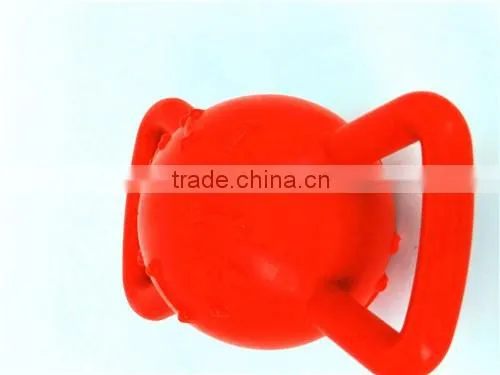 two ring soft rubber dog toy with giggle sound dog dog squeaky toy sound