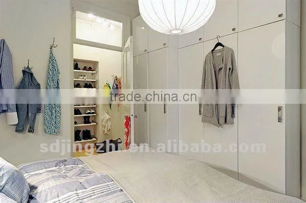 modern high glazed white wardrobe