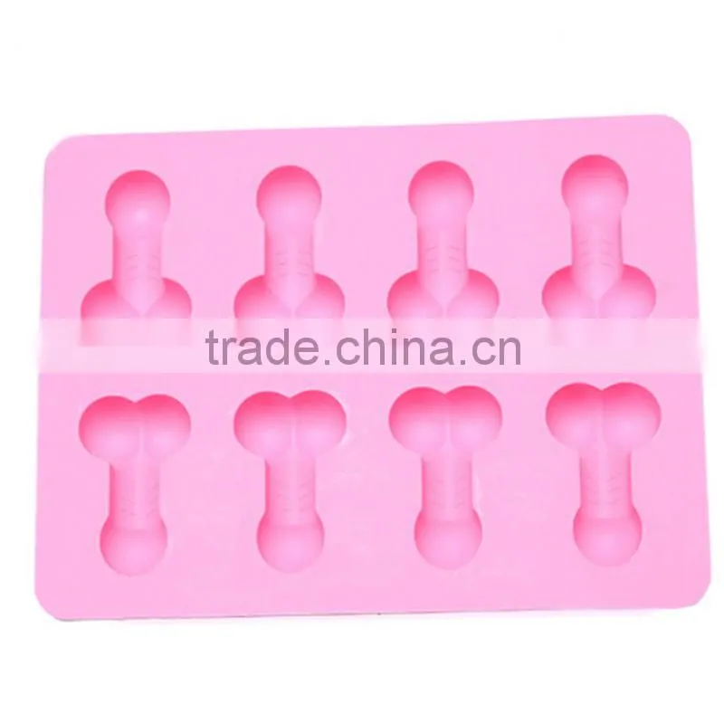 1PCS NEW Sey penis cake mold dick ice cube tray Silicone Mold Soap Candle Moulds Sugar Craft Tools Bakeware Chocolate Moulds
