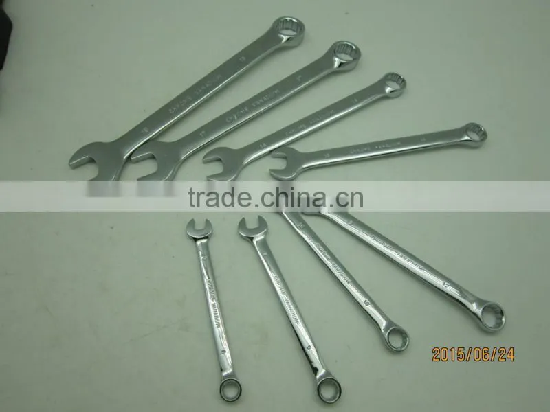 8pcs combination wrench tool set ,spanner wrench set repair hand tools