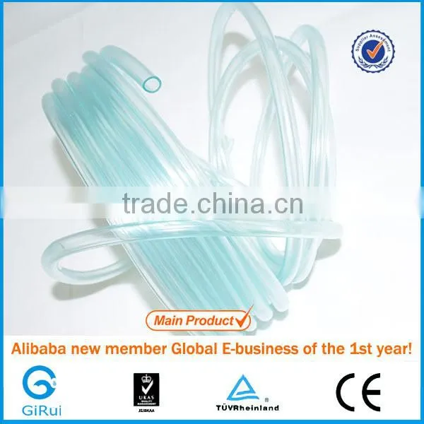 Elastic soft transparent plastic tube