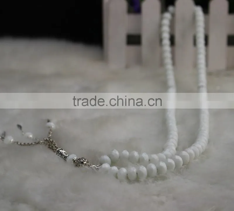 factory directly sale best quality K9 crystal material muslim 99pcs/strand Prayer Beads hot selling