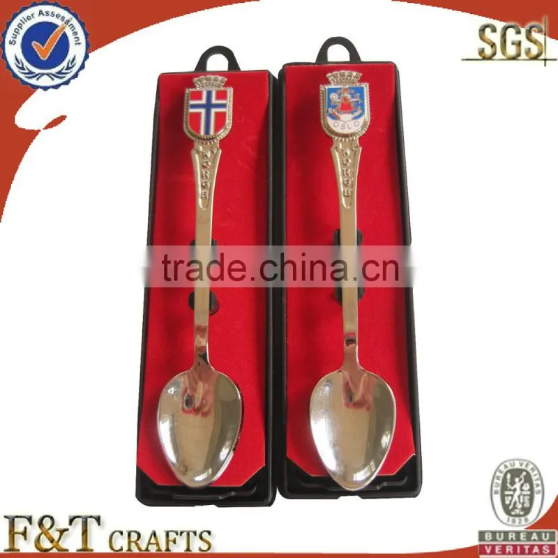 New desgin high quality Blank nickle paster spoon/souvenir items