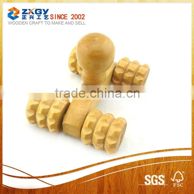 Wooden massage supplies rolling foot massage products
