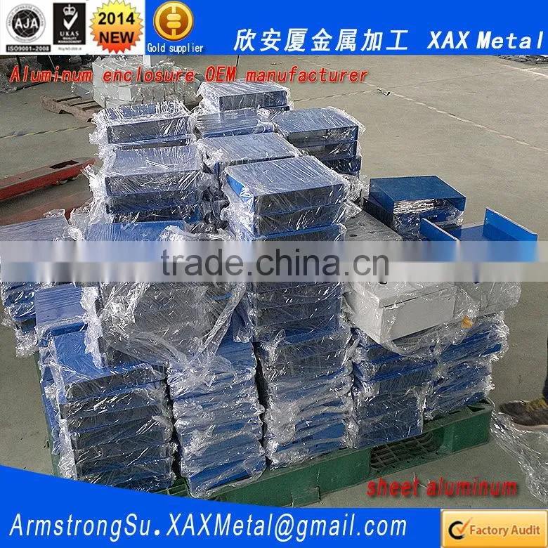 1XAX01Alu OEM ODM customized laser cut bend weld sheet aluminum 5052 6061 GB/T 3880-2006 enclosure