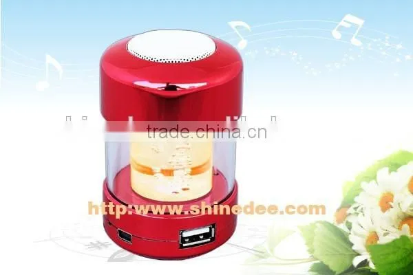 Lighting bubble speaker,rechargeable portable radio speaker(SP-360)