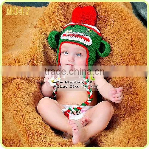 baby crochet beanie monkey hats crochet pattern infant caps