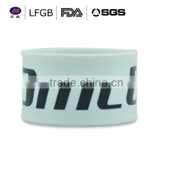 new coming cool silicone slap bracelet/soft silicone slap wristbands China manufacturing